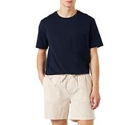 JACK & JONES Jpstjeff Jjbreeze Linen-Pantalones Cortos Chinos, Moonbeam, XL para Hombre