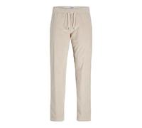 JACK & JONES JPSTKANE Corduroy Jogger - Jogger para Hombre, Cintura Media, Corte Relajado, Moonbeam, L