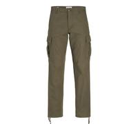 JACK & JONES Pantalón cargo 'JPSTKane JJBarkley' oliva, Talla 28