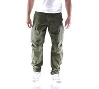 JACK & JONES Jpstkane Jjbarkley Cargo Pant Noos Pantalones, Noche de Oliva, 34W x 32L para Hombre