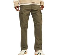 JACK & JONES Jpstkane Jjbarkley Cargo Pant Noos Pantalones, Noche de Oliva, 36W x 36L para Hombre