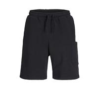 JACK & JONES Jpstkane Jjcollective Pantalones Cortos de chándal Imp, Negro, M para Hombre