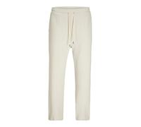 JACK & JONES Jpstkane Jjrick Plisse Pantalones de chándal Ln, Blanco Envejecido, L para Hombre