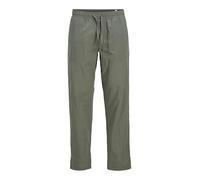 JACK & JONES Jpstkane Jjsummer Jogger Sn Pantalones de Tela, Verde Agave/Detalle: sólido, S Hombres