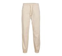JACK & JONES Jpstkane Troy Cuffed Jogger Noos, Moonbeam, XS Hombres