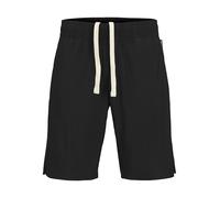 JACK & JONES Jpstkarl Interlude Plisse - Pantalones Cortos para Hombre, Negro, XL