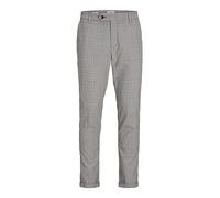 JACK & JONES Pantalón chino 'JPSTMarco JJConnor' marrón moteado / offwhite, Talla 30