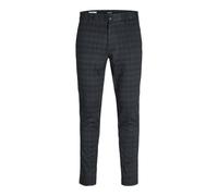 JACK & JONES Jpstmarco Jjcooper Structure Chino Sn Pantalones, Negro/Detalles: a Cuadros, 34W x 34L para Hombre