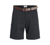 JACK & JONES Shorts Jpstmarco Jjfranco-Pantalones Cortos Chinos W Belt, Azul Marino, S Hombres