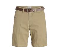 JACK & JONES Shorts Jpstmarco Jjfranco-Pantalones Cortos Chinos W Belt, Elmwood, XS Hombres