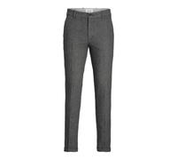 JACK & JONES Jpstmarco Jjhenry Chino Sn Pantalones, Gris Oscuro/Detalle: Houndstooth, 33W x 34L para Hombre