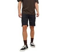 JACK & JONES Jpstmarley Jjcargo Pantalones Cortos Ana Sn Cargo, Negro, Extra-Large para Hombre