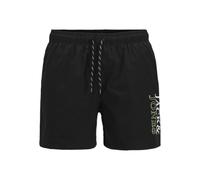 JACK & JONES Jpstmaui Jjswim Double Logo AKM Sn, Negro, XS Hombres