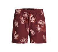 JACK & JONES Jpstmaui Shell AOP - Bañador para Hombre, Cabernet, Talla S