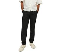 JACK & JONES Jpstollie Jjbenji Noos-Figura Decorativa Pantalones Chinos, Negro, 32W x 30L para Hombre