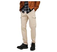 JACK & JONES Jpstollie Jjbowie Cargo Sa Noos Pantalones, Oxford Tan, 30W / 30L Hombres