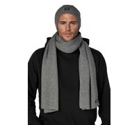 JACK & JONES Juego de gorro y bufanda para hombre 2 en 1 - Juego de gorro de invierno - Negro, azul, gris, beige, gris, Talla única