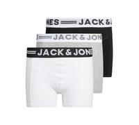 Jack & Jones Junior Calzoncillo gris moteado / negro / blanco 140 gris moteado / negro / blanco