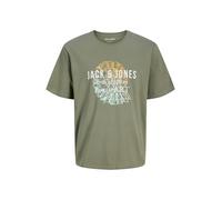Jack & Jones Junior Camiseta 'JJGRADIENT' mostaza / caqui / menta / blanco 176 mostaza / caqui / menta / blanco