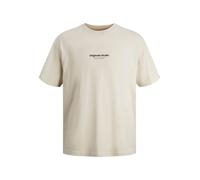 Jack & Jones Junior Camiseta 'JORVesterbro' beige / negro 164 beige / negro