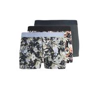 JACK&JONES JUNIOR JACJONAH Flower Trunks 3 Pack SN JNR Bóxer, Forest Night/Pack:Glacier Lake-Black, 176 para Niños