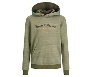 JACK&JONES JUNIOR Jcoberg - Sudadera con Capucha para niño, Cuatro Hojas Clover, 152 cm