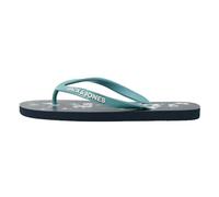 JACK&JONES JUNIOR JFWLOGO PALM PRINT FLIP FLOP JNR, Navy Blazer Detail Capri, 38/39 EU