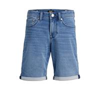 JACK&JONES JUNIOR Jjirick Jjicon GE 341 I.K Sn Jnr - Pantalones Cortos, Azul Denim., 140