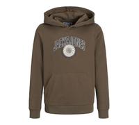JACK&JONES JUNIOR JJKAM Varsity Branding Sweat Hood JNR Sudadera con Capucha, Canteen, 152 para Niños