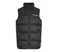 JACK&JONES JUNIOR JJMOON Bodywarmer Stand Collar JNR Steppweste, Black, 128 para Niños