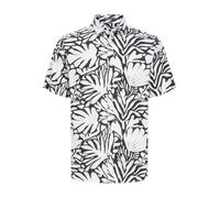 JACK&JONES JUNIOR Jorjoshua Aruba Shirt SS Jnr Camisa de Manga Corta, Cloud Dancer/AOP: Abstract, 152 para Niños