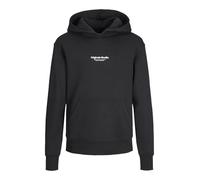 JACK&JONES JUNIOR JORVESTERBRO Sweat Hood Noos BN MNI Sudadera con Capucha, Black/Fit:Loose, 104 para Niños
