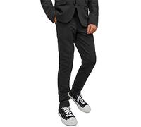 JACK & JONES JUNIOR JPRSOLAR Trouser Moda juvenil Pantalones de Traje, Black, 176 para Niños