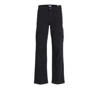 JACK & JONES JUNIOR Jpstkane harlow Cargo Noos Jnr Pantalones, Negro, 152 cm para Niños