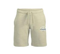 JACK&JONES JUNIOR JPSTMINDS IMP JNR - Pantalones Cortos de chándal, Vainilla Francesa. Detalles: Melange, 152 cm