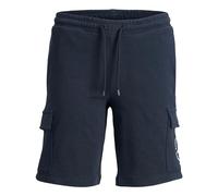 JACK&JONES JUNIOR Jpstswift Aut Jnr-Pantalones Cortos Cargo chándal, Azul Marino, 128 para Niños