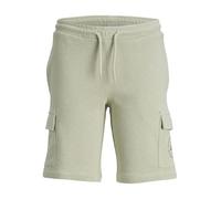 JACK&JONES JUNIOR Jpstswift Cargo AUT Jnr - Pantalones Cortos de chándal para niño, Desert Sage, 152