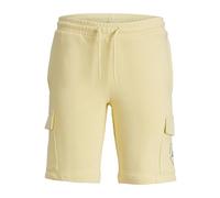 JACK&JONES JUNIOR Jpstswift Cargo AUT Jnr - Pantalones Cortos de chándal para niño, Vainilla Francesa., 152