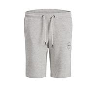Jack & Jones Junior Niños Jji Shark Jjsweat Shorts Viy Jr Noos Pantalones Cortos Informales Not Applicable, Melange Gris Claro, 128