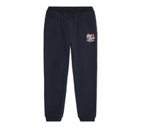 Jack & Jones Junior Pantalón 'JPSTElogo' azul noche / naranja oscuro / offwhite 128 azul noche / naranja oscuro / offwhite