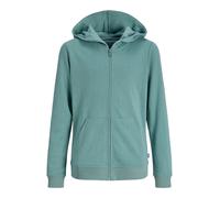 Jack & Jones Junior Sudadera con cremallera 'JJEBradley' azul cian 128 azul cian
