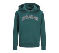 Jack & Jones Junior Sudadera 'JJECaleb' pino / negro / blanco 140 pino / negro / blanco