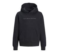 Jack & Jones Junior Sudadera 'JJEStar' negro / blanco 176 negro / blanco