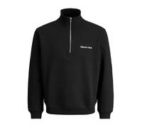 Jack & Jones Junior Sudadera 'JORNorrebro' negro / blanco 128 negro / blanco