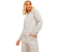 Jack & Jones Jxabbie RLX LS Every Crew SWT Noos, Moonbeam, S