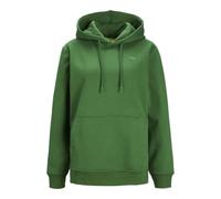 JJXX Jxabbie RLX LS Every Hood Swt Noos Sudadera con Capucha, Jardín Formal/Estampado: Logotipo Verde Medio, Small para Mujer