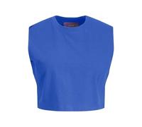 Jack & Jones Jxalvira Slim SL Crop Every tee JRS Sn Tank Top para Mujer, Blue Iolite, M