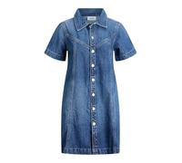 JACK & JONES Jxamara A Shape SS Dress R282 DNM Ln, Medio De Mezclilla Azul, S