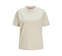 Jack & Jones Jxanna Reg SS Every Logo tee Jrs Noos Camiseta, Mujer, Fog/Print:Feather Gray Jjxx Logo, S