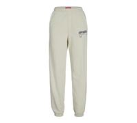JACK & JONES Jxbianca HW Relaxed Vint Pantalones de chándal Sn Deportivos, Blanco Hueso/Estampado: Estampado Azul Medieval, M para Mujer